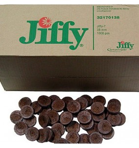 Jiffy | Dischetti di Torba | Scatola 1000 pezzi