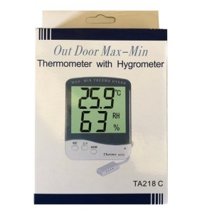 Termoigrometro con sonda da 1,5 m